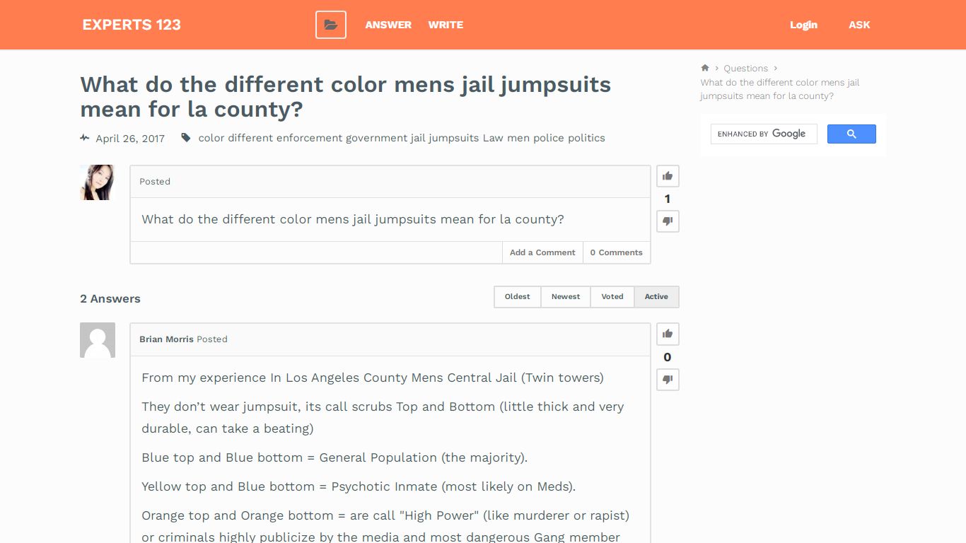 What do the different color mens jail jumpsuits mean for ...